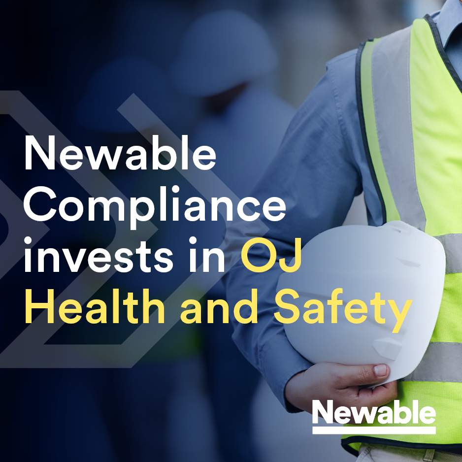Newable Compliance invests into Health & Safety Firm, OJ Health and Safety logo